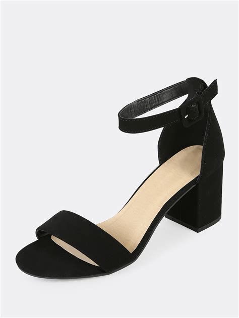 shein low heel sandals